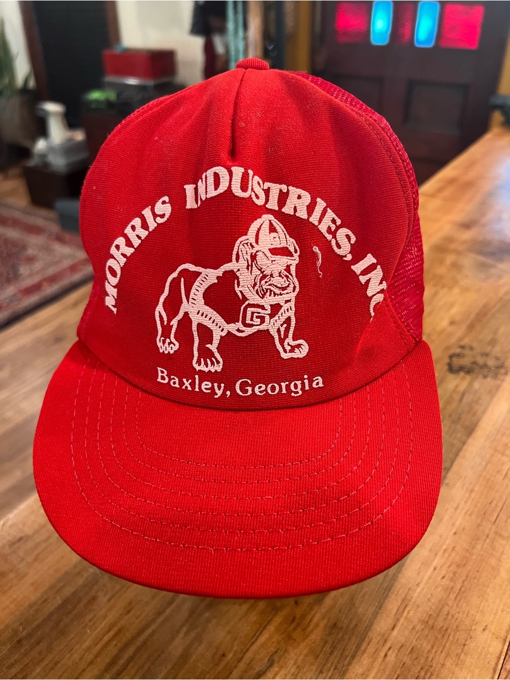 Vintage Morris Industries Red Kids Trucker Hat